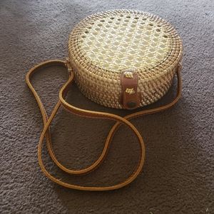 Rattan Purse
